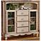 Hillsdale Wilshire Antique White 4 Drawer Bakers Cabinet