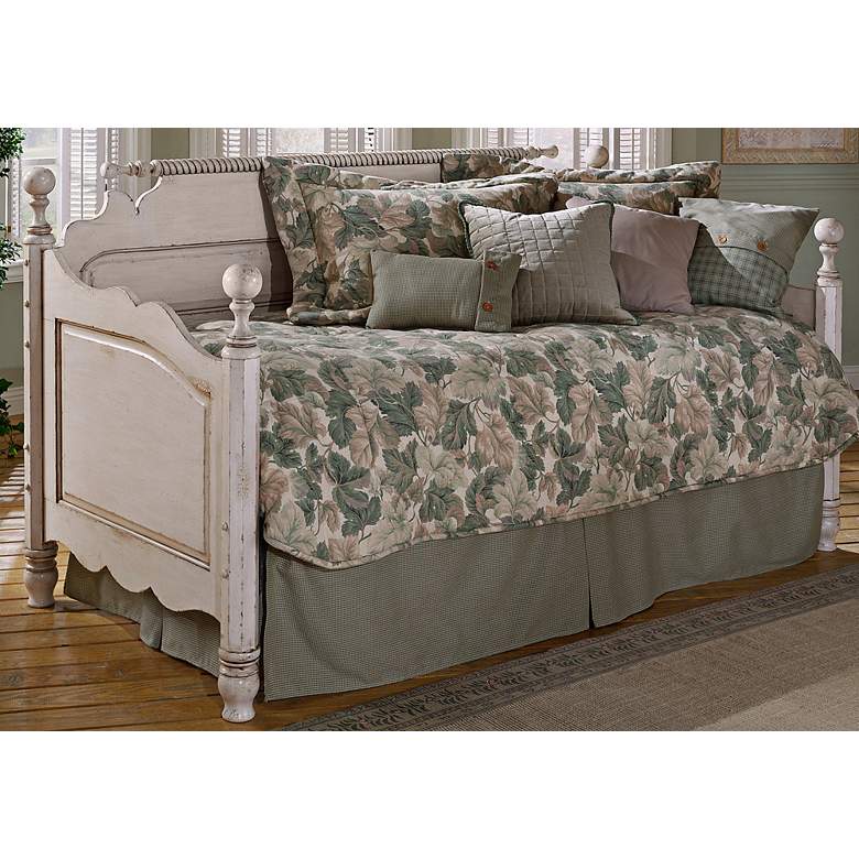 Image 1 Hillsdale Wilshire Antique White Trundle Daybed