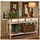 Hillsdale Wilshire White Finish Legs Sideboard Table