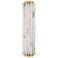 Hillside 24 1/2" High Aged Brass White Alabaster Wall Sconce