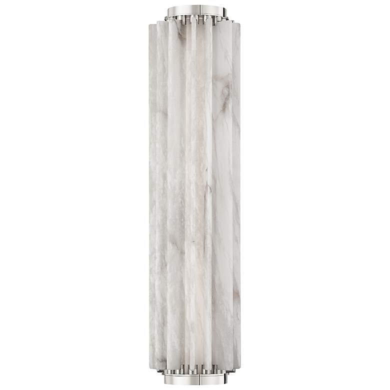 Image 1 Hillside Large Wall Sconce Plsh Nickel