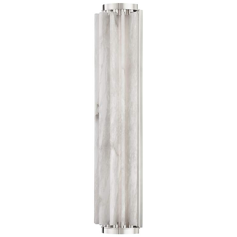Image 2 Hillside Large Wall Sconce Plsh Nickel more views
