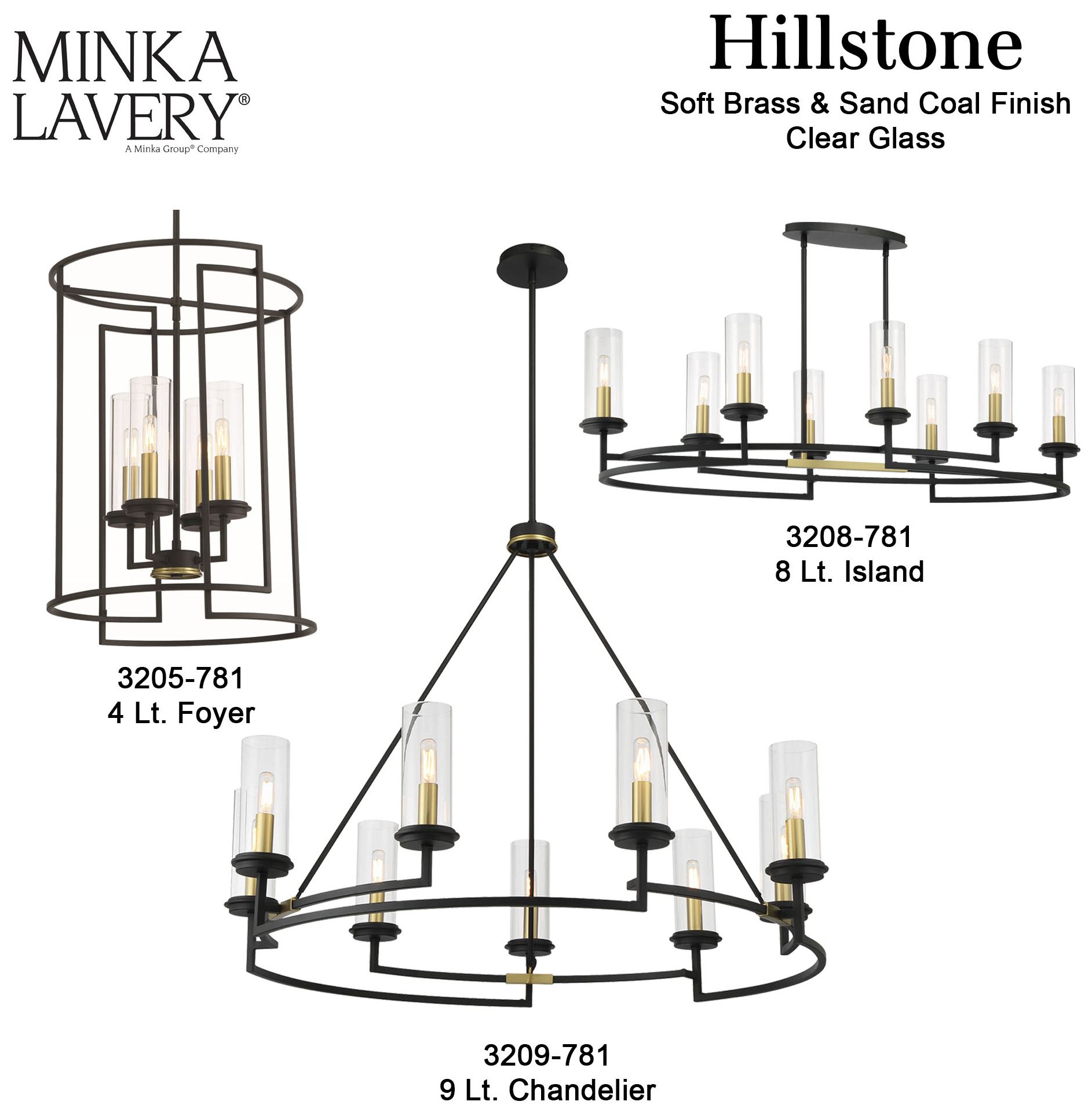 Hillstone 18 1/2" Wide Sand Coal 4-Light Pendant