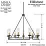Hillstone 40 1/4" Wide Sand Coal 9-Light Chandelier