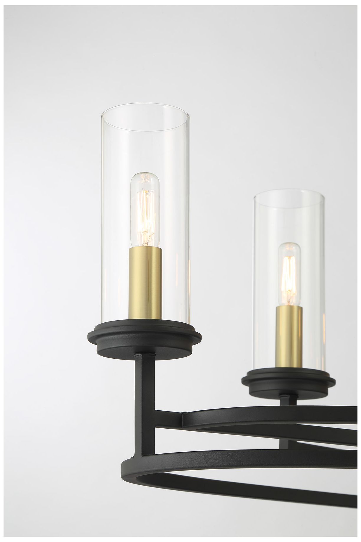 Image 6 Hillstone 45 1/4" Wide Sand Coal 8-Light Island Chandelier more views