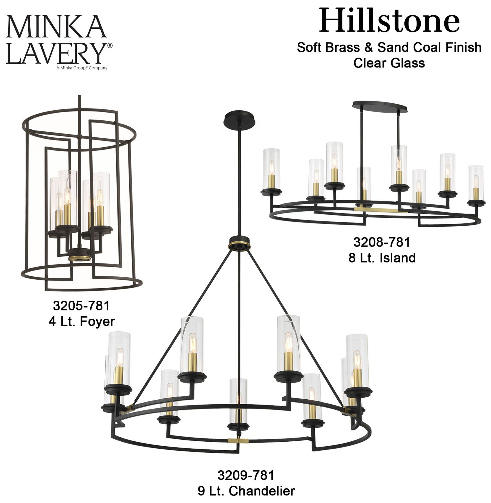 Hillstone 45 1/4" Wide Sand Coal 8-Light Island Chandelier