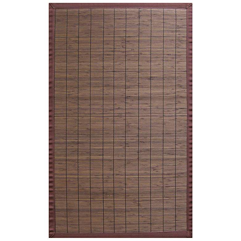 Image 1 Hilltop Collection Coffee 5&#39;x8&#39; Area Rug