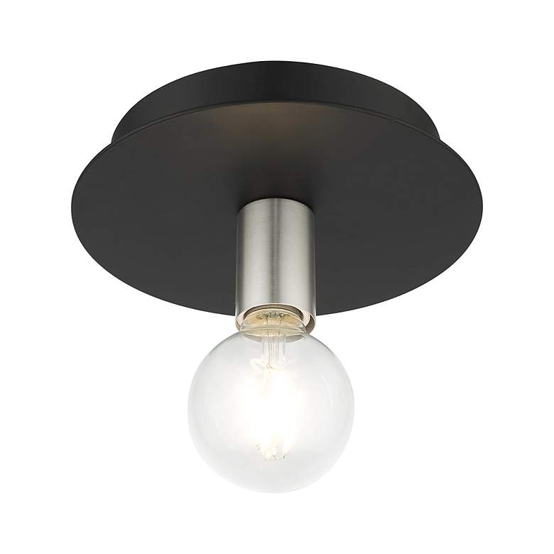 Image 6 Hillview 1 Light Black Flush Mount more views