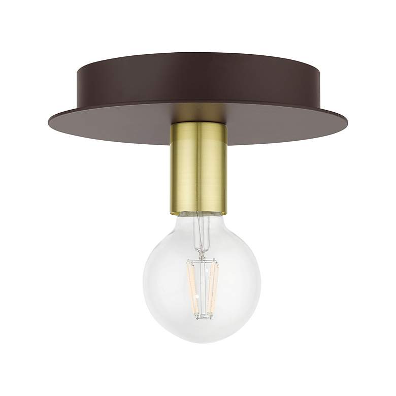 Image 3 Hillview 1 Light Bronze Flush Mount more views
