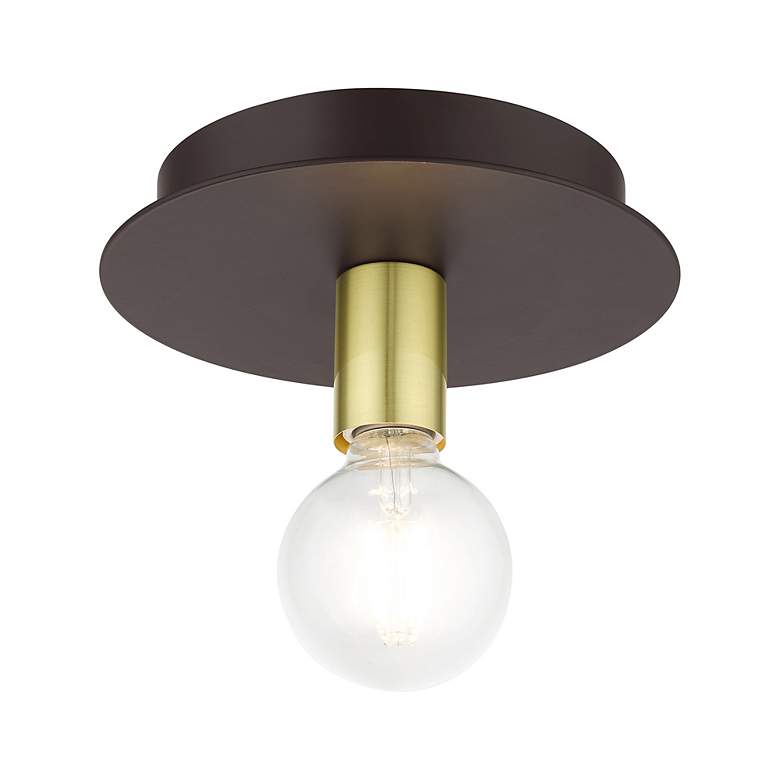 Image 5 Hillview 1 Light Bronze Flush Mount more views