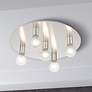 Thumbnail1 of Hillview 5 Light Brushed Nickel Flush Mount