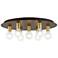 Hillview 7 Light Bronze Flush Mount