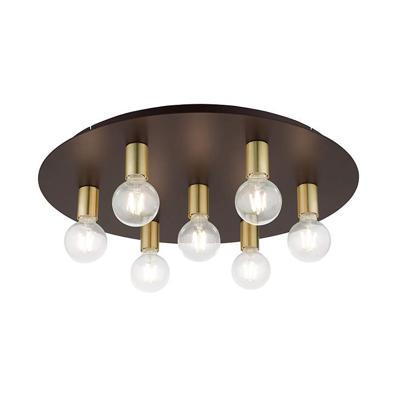 Image 5 Hillview 7 Light Bronze Flush Mount more views