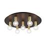 5_Hillview 7 Light Bronze Flush Mount more views