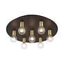 6_Hillview 7 Light Bronze Flush Mount more views