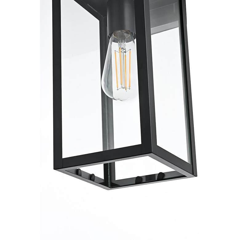 Image 6 Hilton 17 1/2" High Black Outdoor Wall Light more views