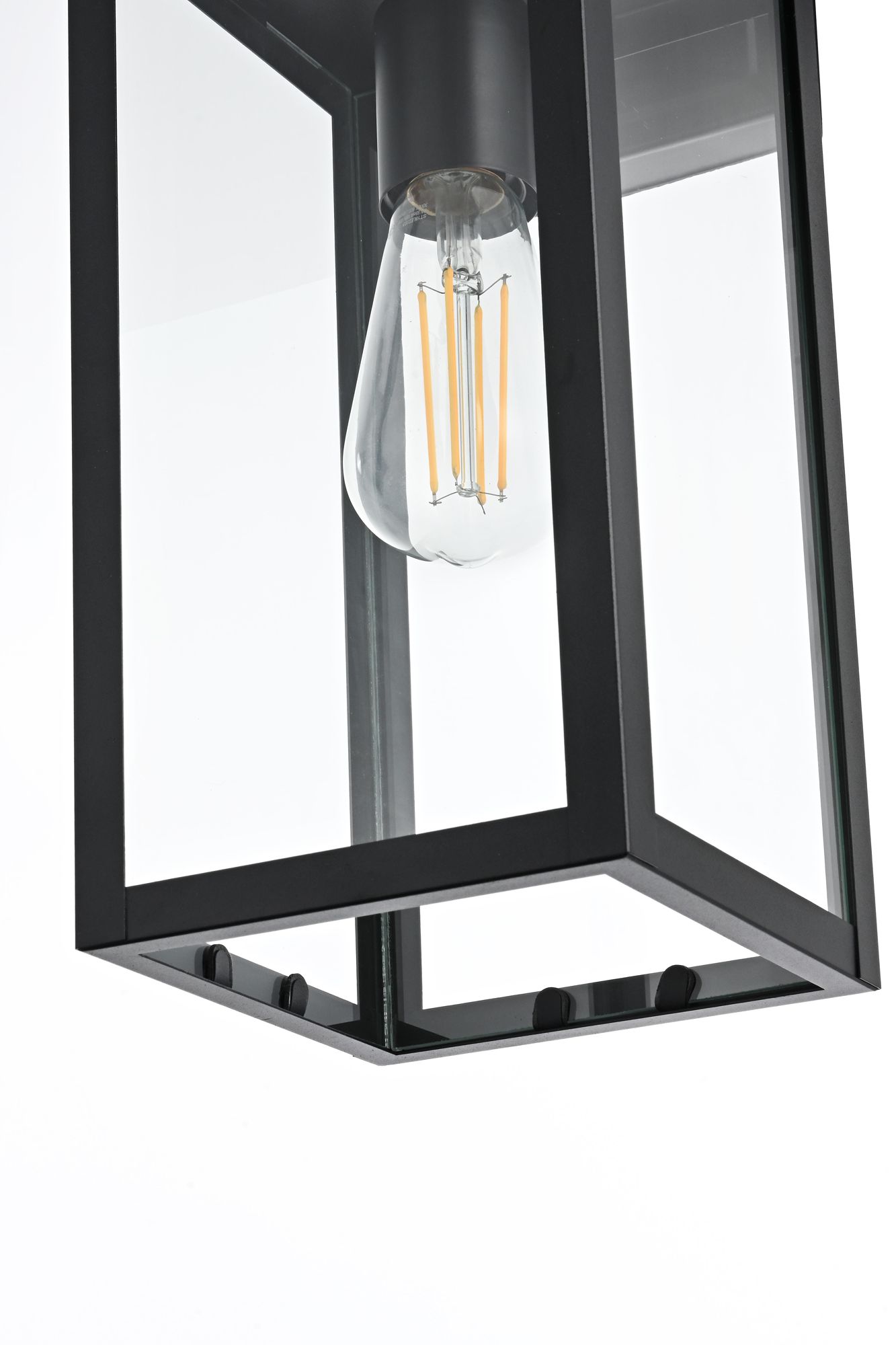 Hilton 17 1/2" High Black Outdoor Wall Light