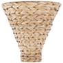 1_Hilton Head 1-Lt Sconce - French Gold/Natural Seagrass