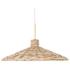 Hilton Head 5-Lt Large Pendant - French Gold/Natural Seagrass