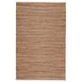 Thumbnail1 of Himalaya Canterbury HM01 6'x9' Tan and Navy Area Rug