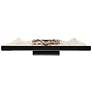 1_Himalayas 26" Wide Black LED Vanity Bath Light