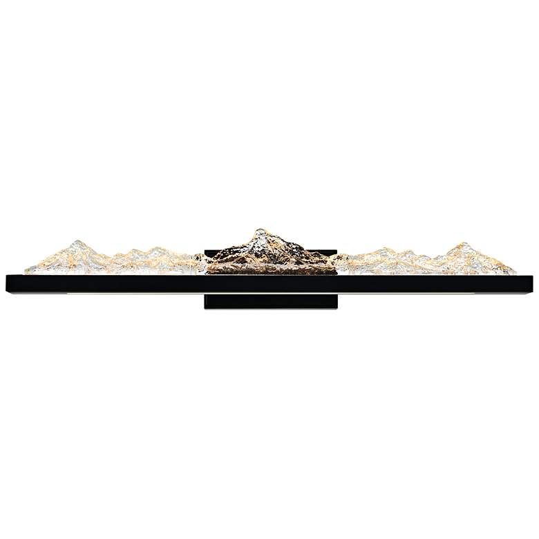 Image 1 Himalayas 37 1/2" Wide Black LED Vanity Bath Light