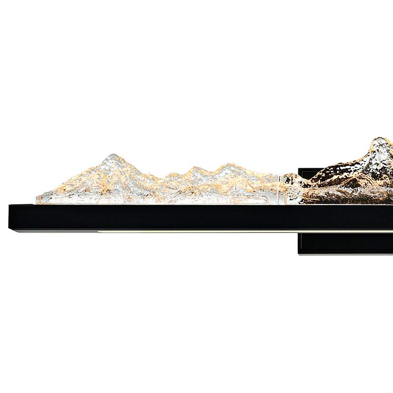 Image 2 Himalayas 37 1/2" Wide Black LED Vanity Bath Light more views