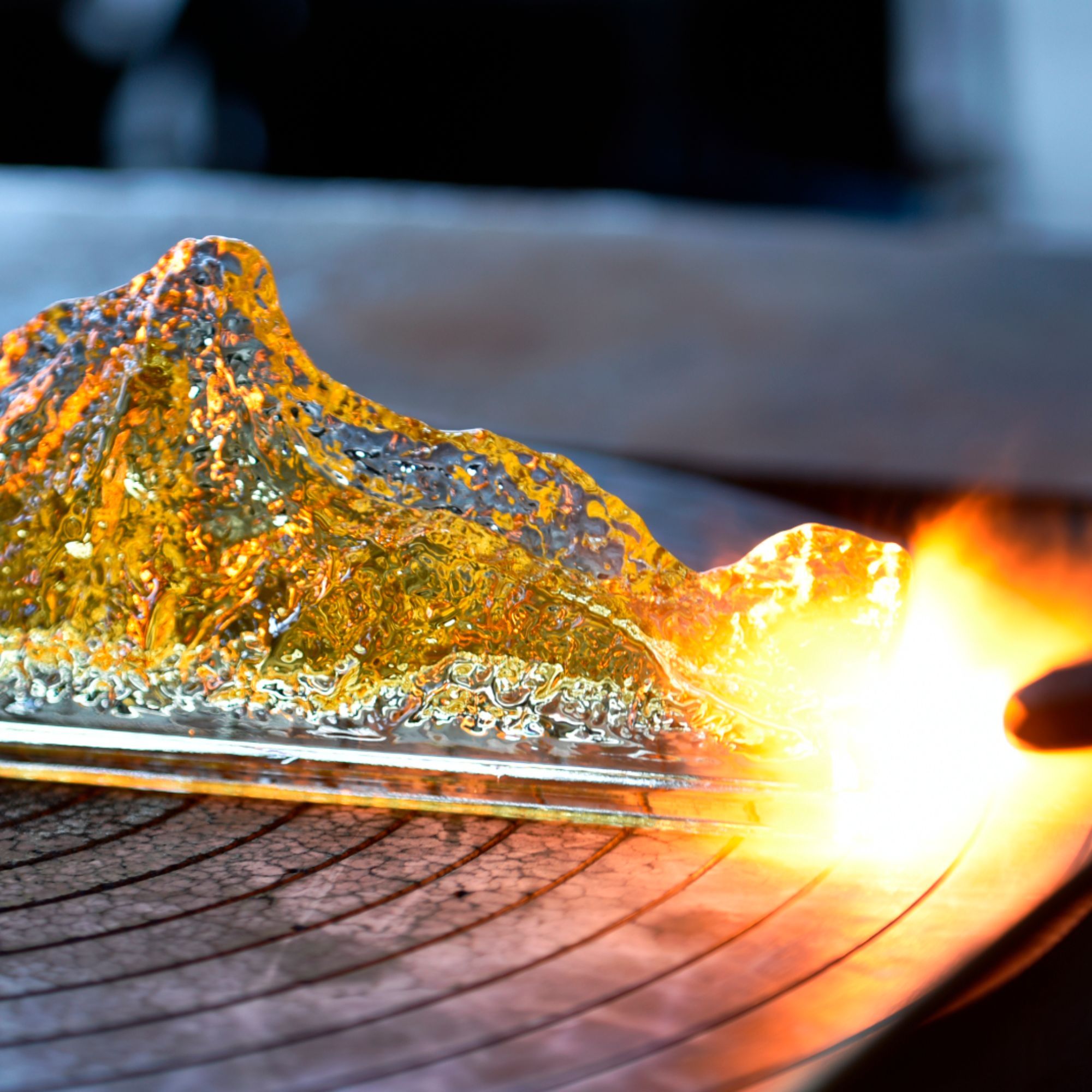 Himalayas 37 1/2" Wide Black LED Vanity Bath Light