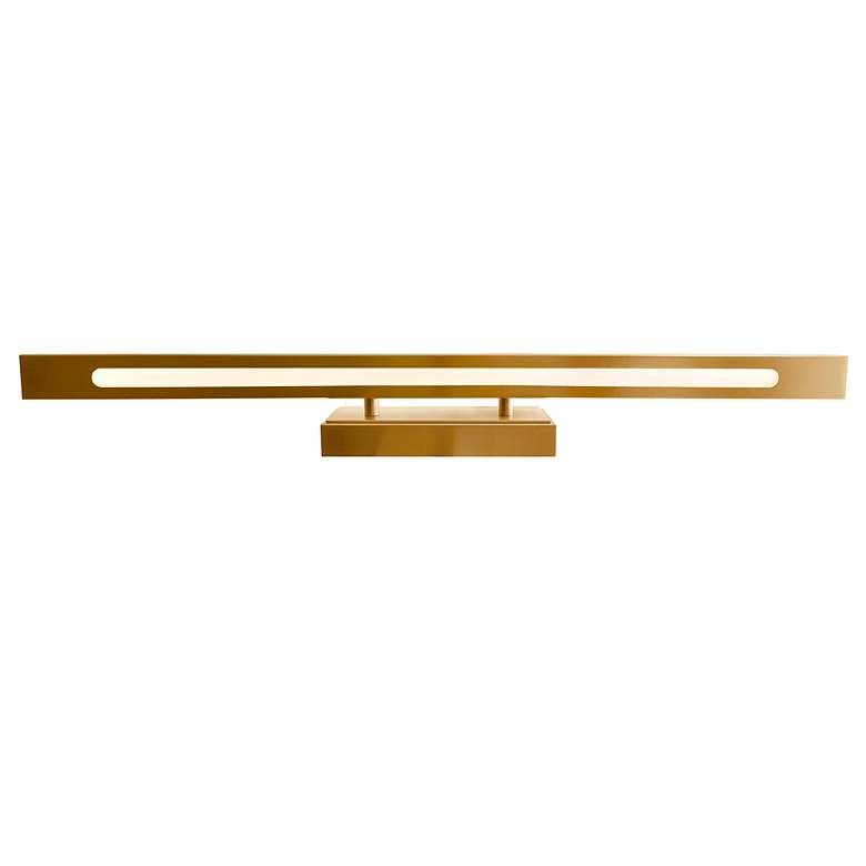 Image 4 Himalayas 37 1/2" Wide Brass LED Vanity Bath Light more views