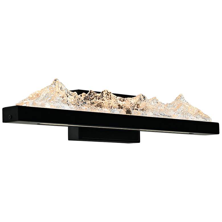 Image 2 Himalayas 42" Wide Black LED Vanity Bath Light more views