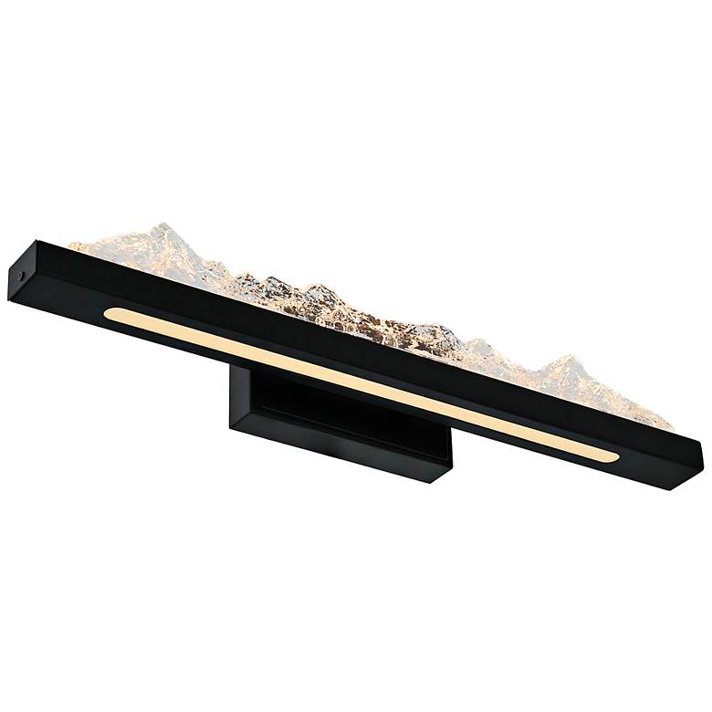 Image 3 Himalayas 42" Wide Black LED Vanity Bath Light more views