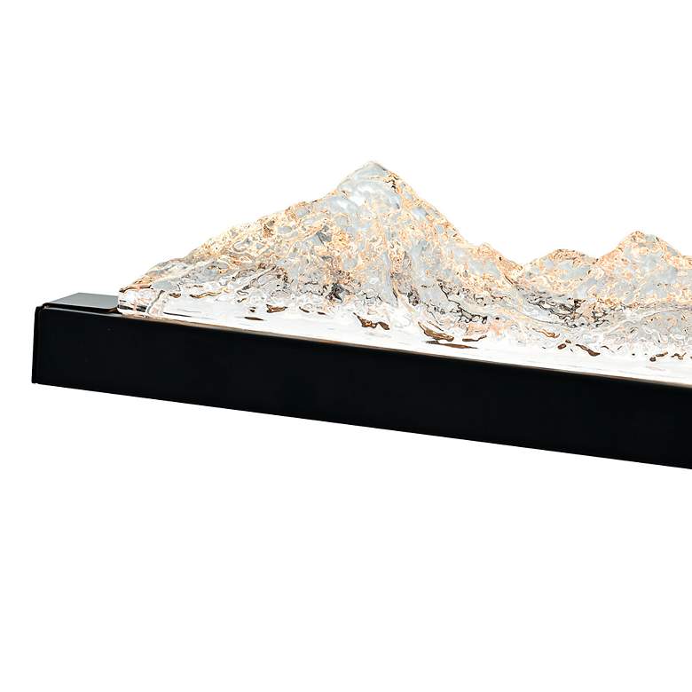 Image 6 Himalayas 42" Wide Black LED Vanity Bath Light more views