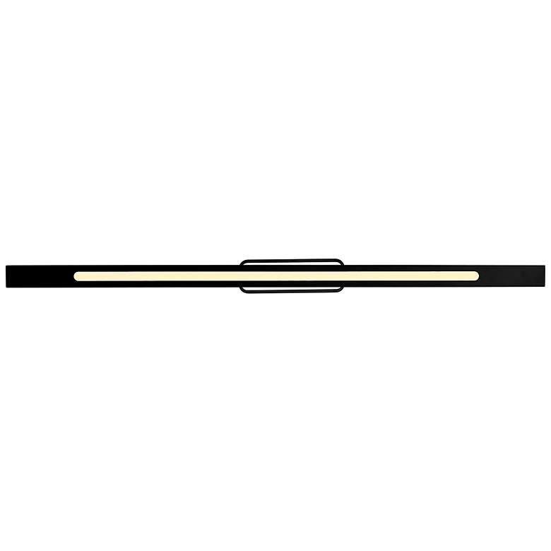 Image 5 Himalayas 48" Wide Black LED Pendant Light w/ Clear Crystal more views