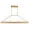 Himalayas 48" Wide Brass LED Linear Pendant