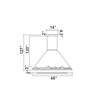 6_Himalayas 48" Wide Brass LED Linear Pendant more views