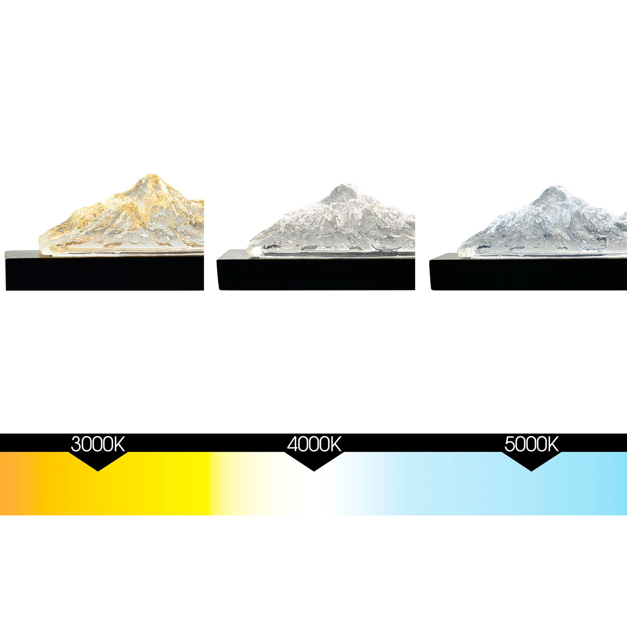 Image 7 Himalayas Integrated LED 36in Black Vanity Light with Handcrafted Glass more views