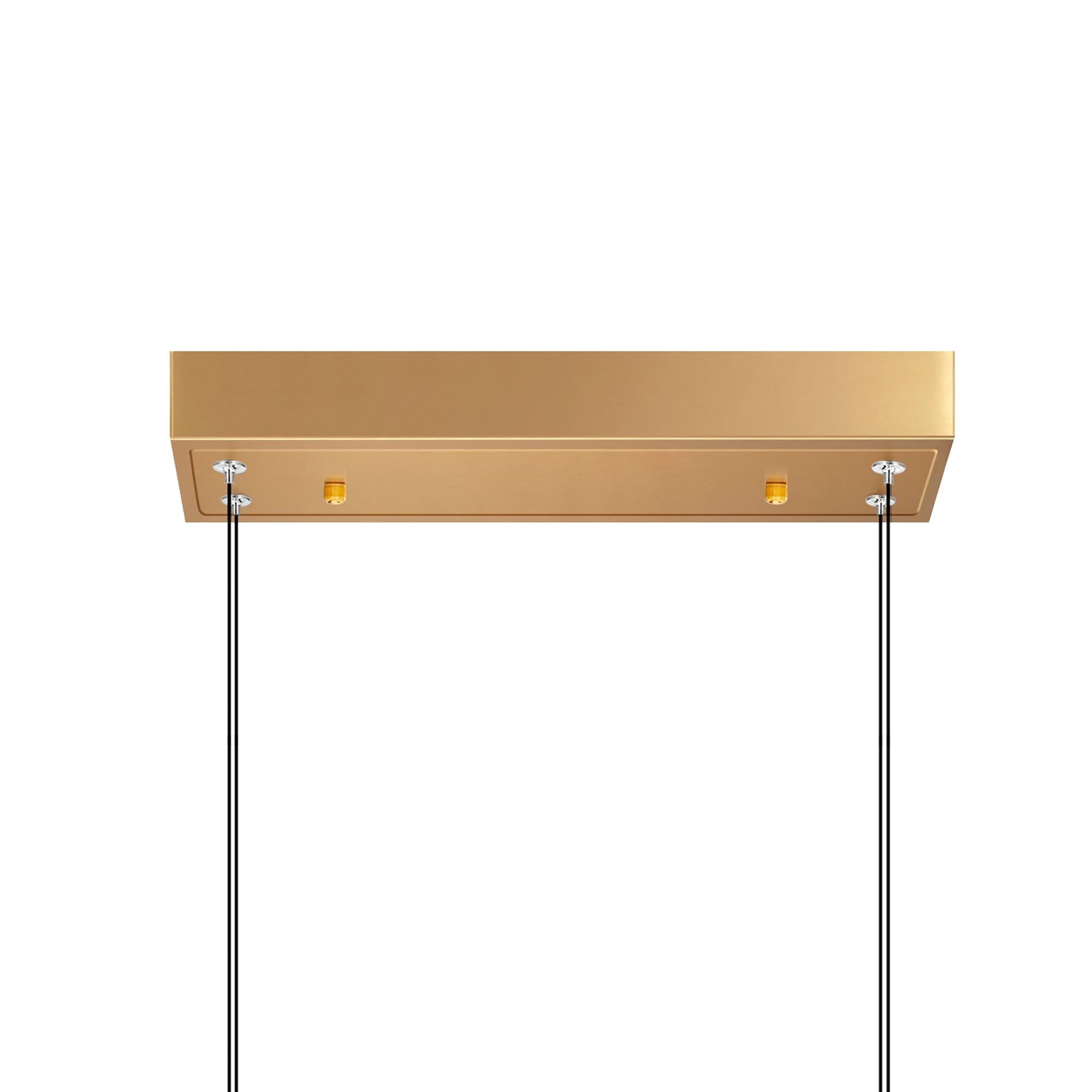 Image 6 Himalayas Integrated LED 62in Brass Chandelier with Handcrafted Glass more views