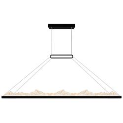 Himalayas Integrated LED Black Island/Pool Table Light