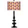 Hinder Giclee Paley Black Table Lamp