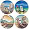 Hindostone Set of 4 Beach Time Coasters