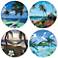 Hindostone Set of 4 Tropical Travels Coasters