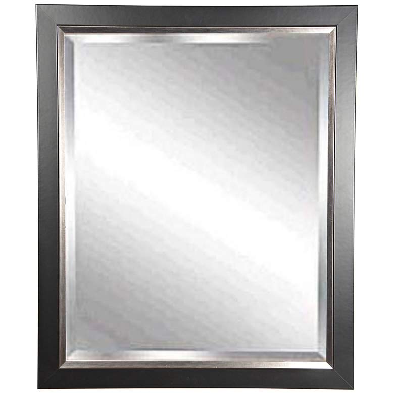 Image 1 Hindt 28 1/2 inch x 34 1/2 inch Beveled Wall Mirror