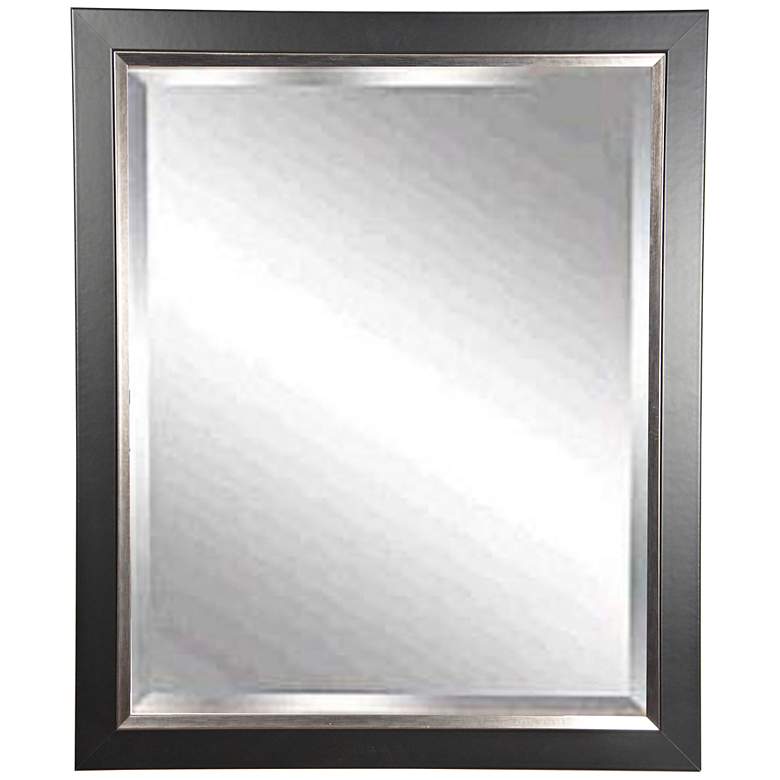 Image 1 Hindt 34 1/2 inch x 40 1/2 inch Beveled Wall Mirror