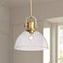 Hines 13 1/2" Wide Brushed Champagne Bronze Pendant Light
