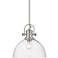 Hines 13 1/2" Wide Pewter Pendant Light