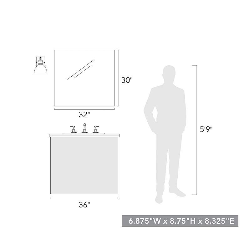 Image 3 Hines 6 7/8" Wide Rubbed Bronze 1-Light Wall Sconce with Seeded Glass more views
