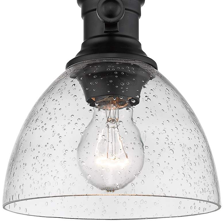 Image 2 Hines 7" Wide Matte Black Ceiling Light more views