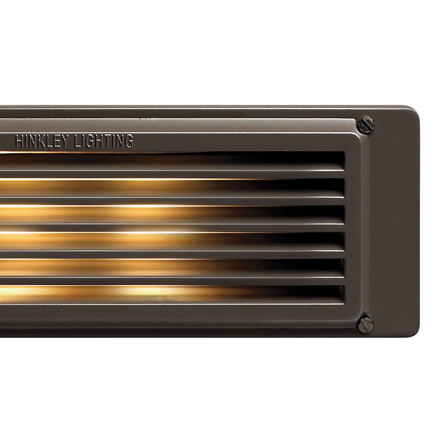 Image 3 Hinkley 10" Wide Bronze Louvered LED Landscape Deck Light more views