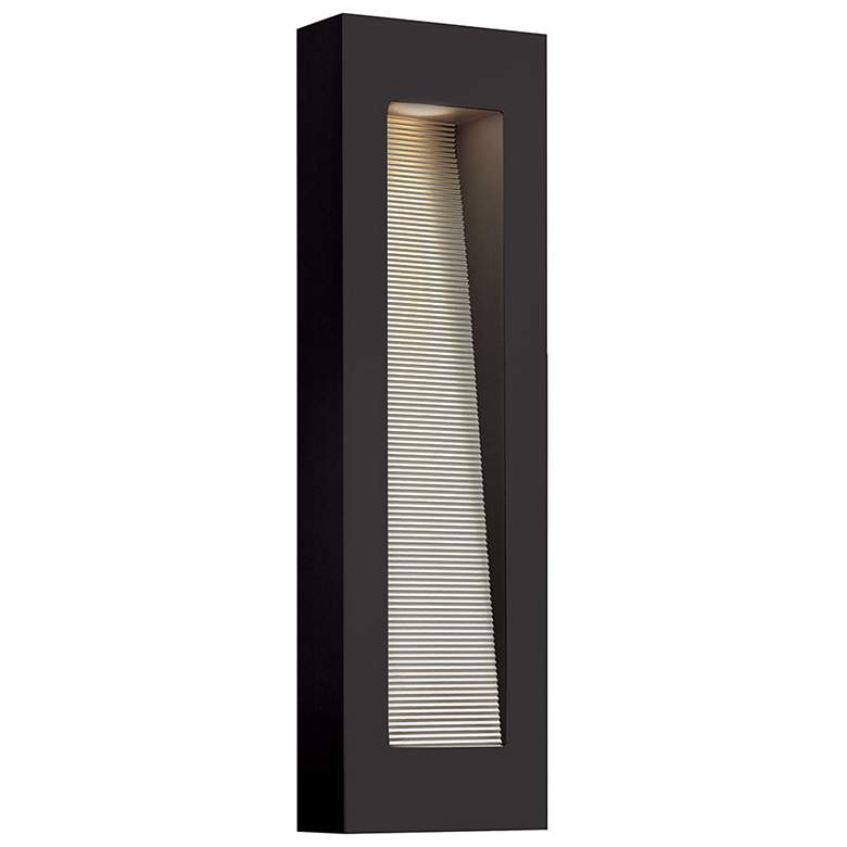 Image 1 Hinkley 24"H Satin Black Integrated LED Outdoor Wall Light