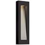 2_Hinkley 24"H Satin Black Integrated LED Outdoor Wall Light more views